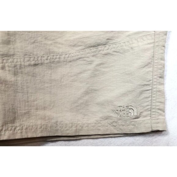 The North Face Cargo Shorts Khaki Tan 100% Nylon Outdoors Hiking Men's Size 36 - Picture 5 of 7